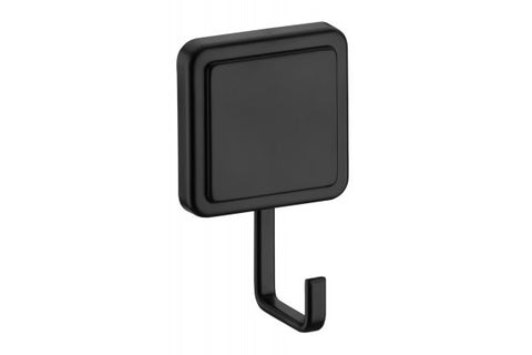 PERCHA BAÑO SISTEMA ADHESIVO NEGRO