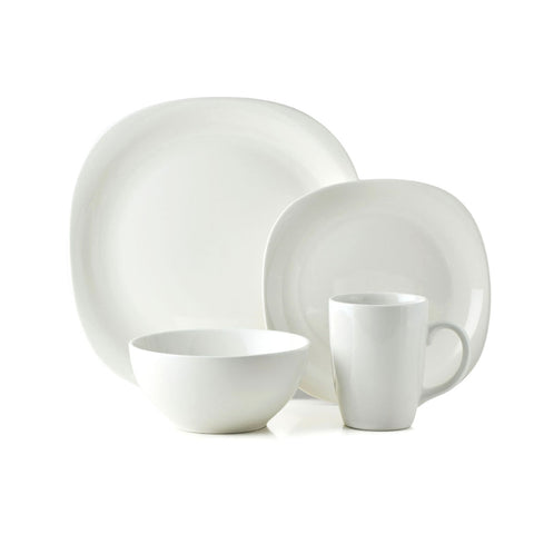 VAJILLA 16 PIEZAS QUADRO WHITE