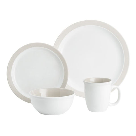 VAJILLA 16 PIEZAS URBAN WHITE