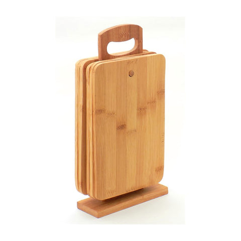 TABLA DE BAMBOO SET X 6 CON SOPORTE
