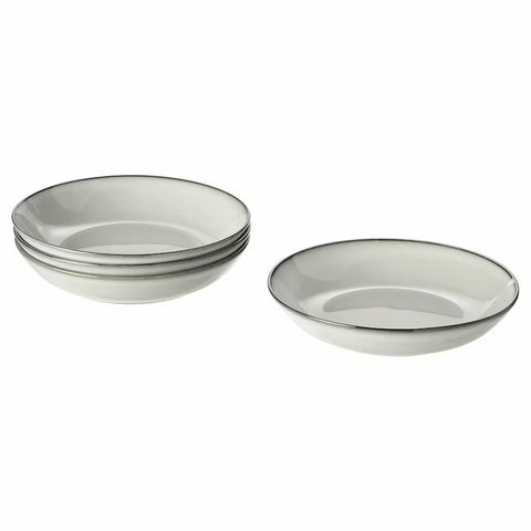 PLATO HONDO ORGANIC GRIS 20 CM