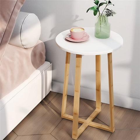 MESA LATERAL REDONDA 40 X 40 X 60 CM