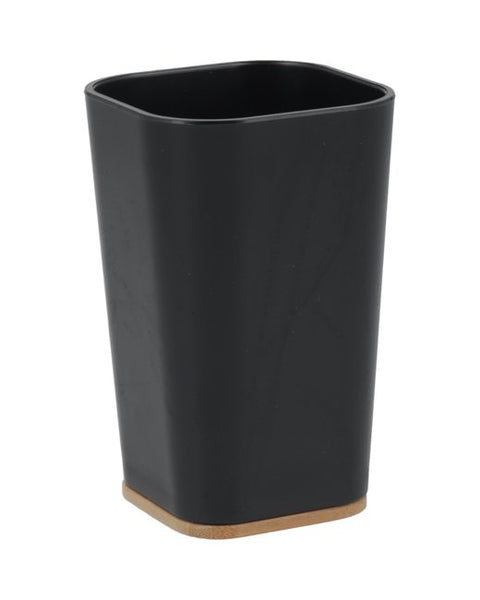 VASO BAÑO NEGRO Y BAMBÚ