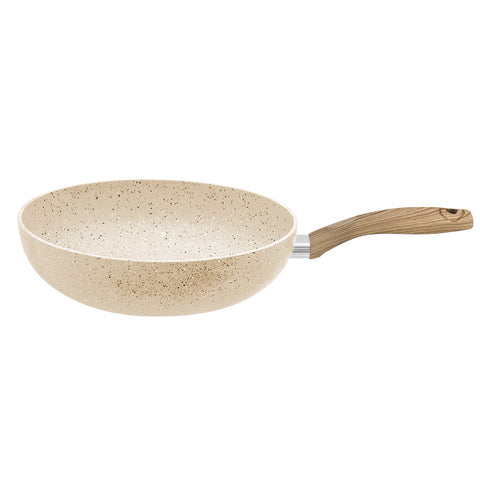 WOK ALUMINIO FORJADO CERAMICA INDUCCION MARBLE