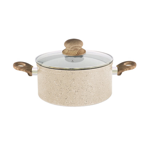 CACEROLA MARBLE CERAMICA ANTIADHERENTE CON ASAS