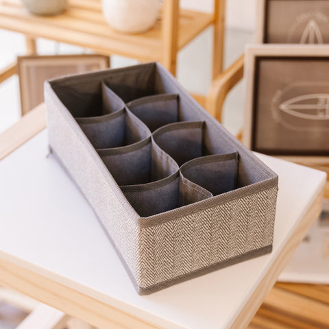 CAJA TELA CON DIVISIONES