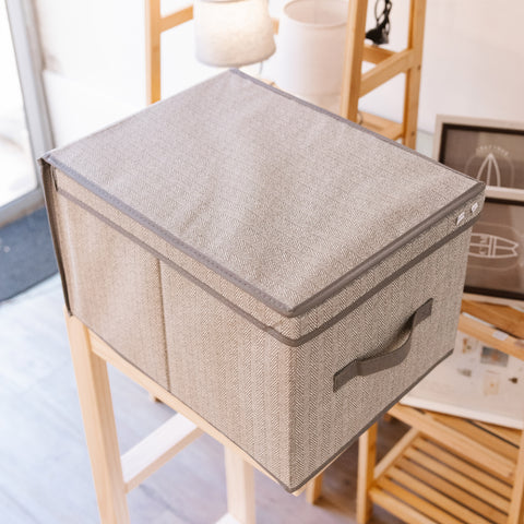 CAJA TELA CON TAPA