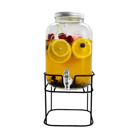 DISPENSADOR VIDRIO CON CANILLA 5000 ml