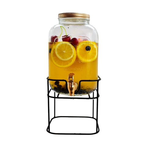 DISPENSADOR VIDRIO CON CANILLA 5000 ml