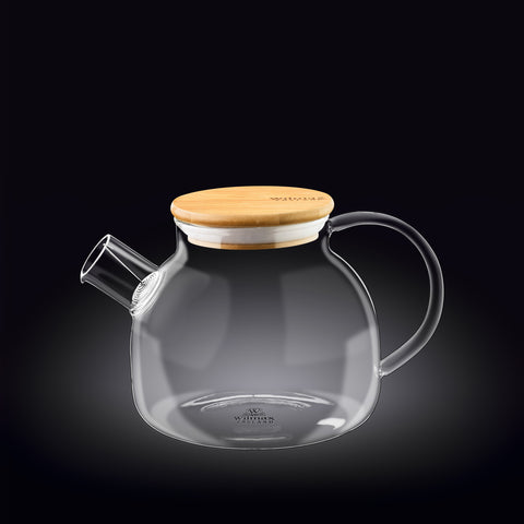 TETERA THERMO GLASS TAPA BAMBOO 950 ML