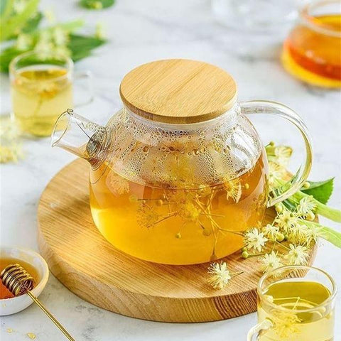 TETERA THERMO GLASS TAPA BAMBOO 950 ML