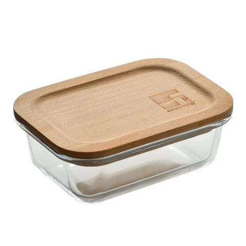 TUPER BOROSILICATO TAPA MADERA