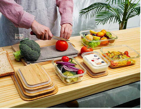 TUPER BOROSILICATO TAPA MADERA