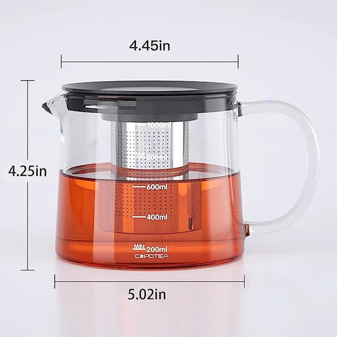 TETERA CON INFUSOR ACERO 900 ML