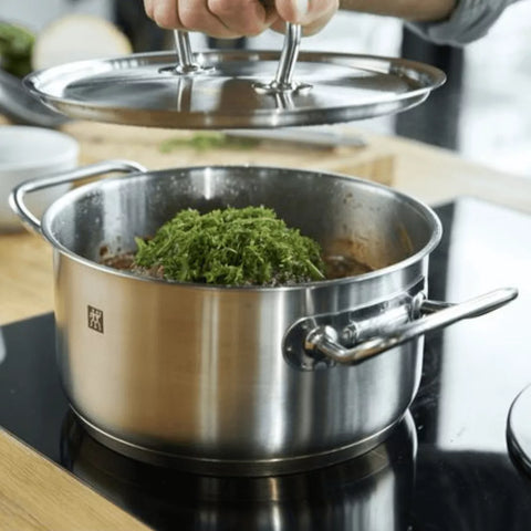 CACEROLA ZWILLING CLASSIC ACERO INOX. CON ASAS (ALEMANIA)