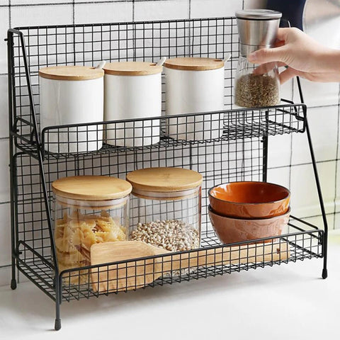 ESTANTE ORGANIZADOR METAL DOBLE