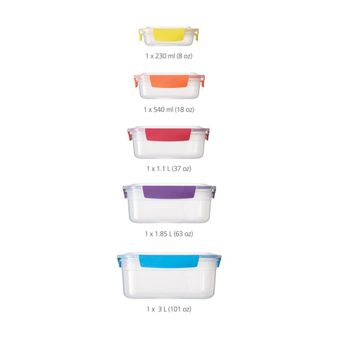TUPER NEST SET X 5 BPA FREE