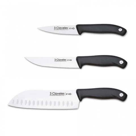 CUCHILLOS DE COCINA EVO SET X 3