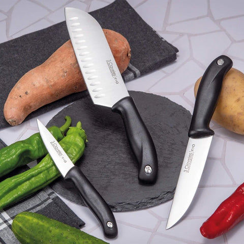 CUCHILLOS DE COCINA EVO SET X 3