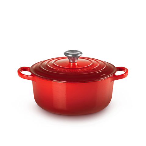 OLLA COCCOTE LE CREUSET HIERRO ESMALTADO CEREZA (FRANCIA)