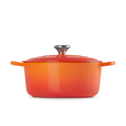 OLLA COCCOTE LE CREUSET HIERRO ESMALTADO VOLCÁNICO 24 CM (FRANCIA)