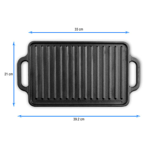 PLANCHA DE HIERRO ESMALTADA RECTANGULAR (COLOMBIA)