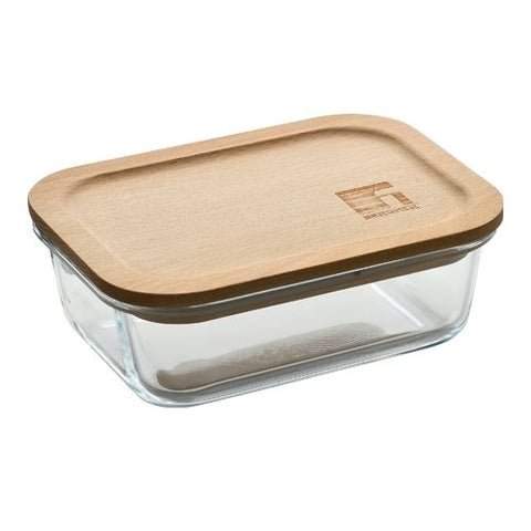 TUPER BOROSILICATO TAPA MADERA