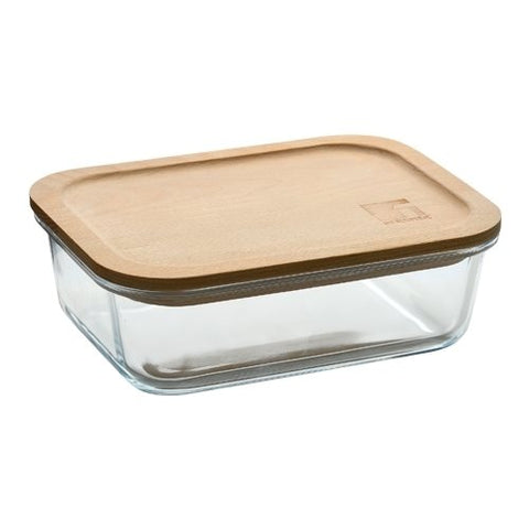 TUPER BOROSILICATO TAPA MADERA