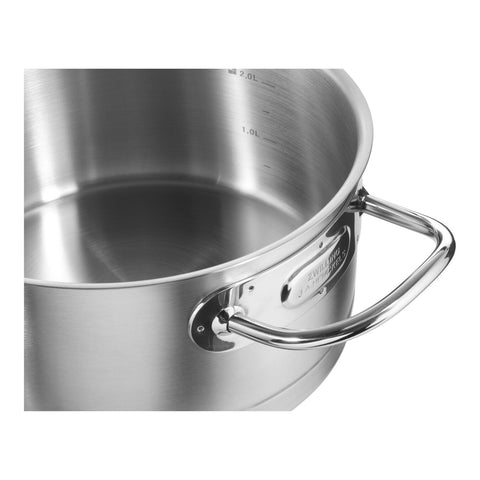 CACEROLA ZWILLING PRIME ACERO INOX. CON ASAS (ALEMANIA)