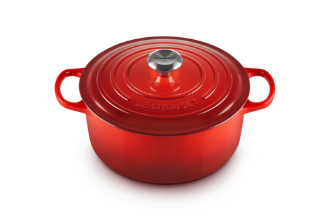 OLLA COCCOTE LE CREUSET HIERRO ESMALTADO CEREZA (FRANCIA)